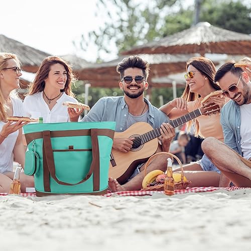 Miniatura 9 de FOROUT Jumbo Insulated Cooler BagInsulated Grocery Bags With Zippered Top Transport Cold Or Hot Food Apply To Delivery Bag