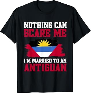 Antigua and Barbuda Flag Husband Wife Antiguan T-Shirt