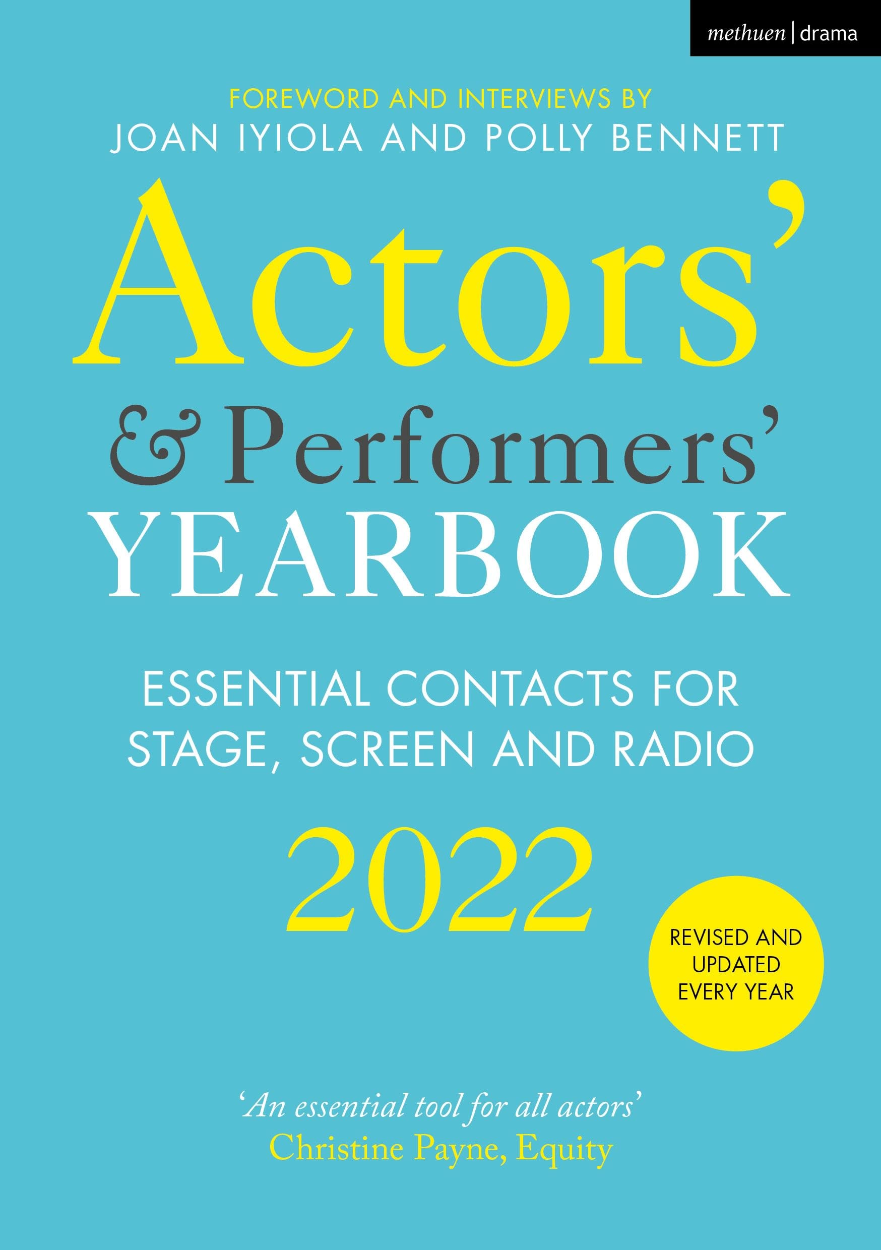 Actors and Performers Yearbook 2022 PAPERBACK 9781350235632