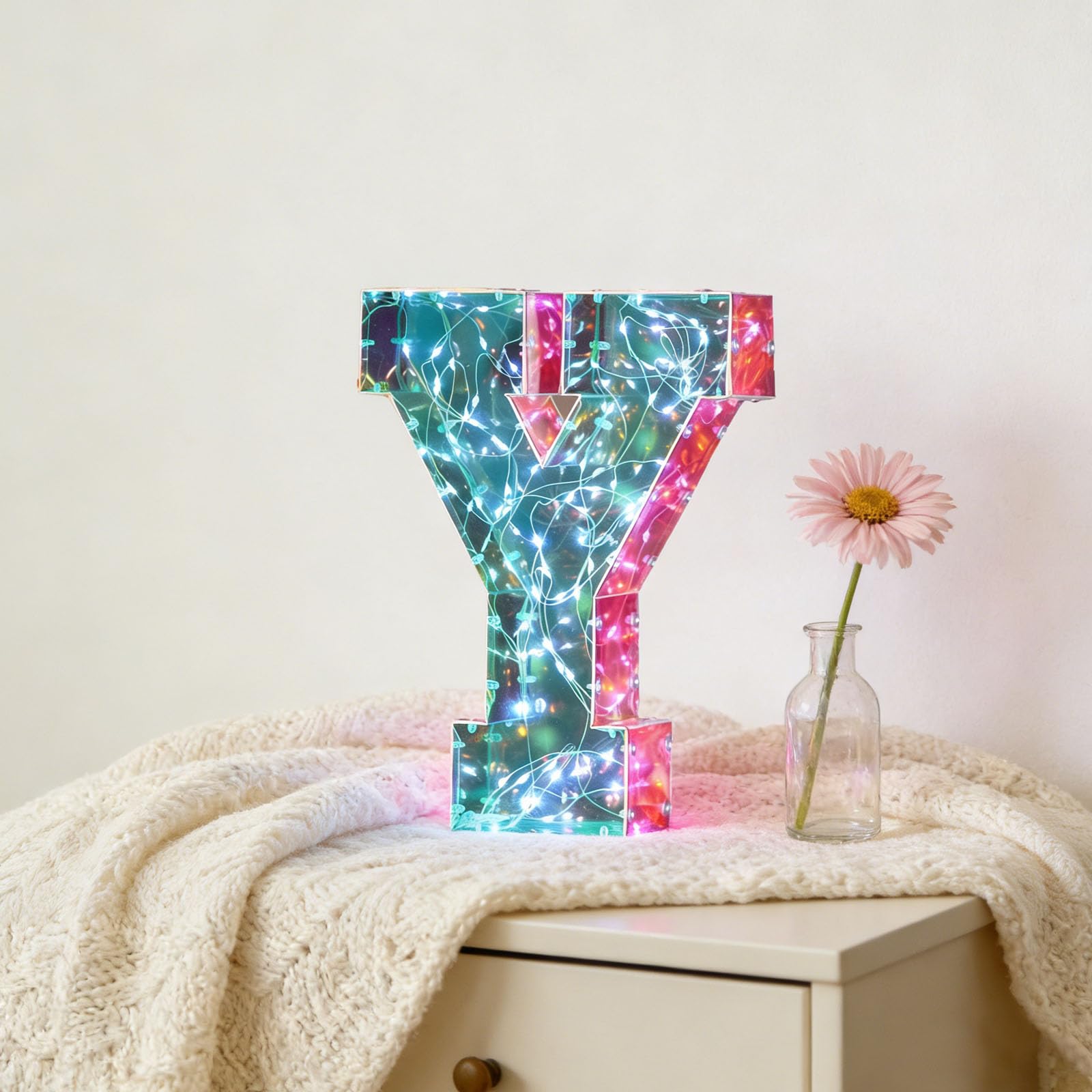 LED Marquee Sign Light Up Letters, Alphabet Light Up Letters Sign, Battery Powered LED Letter Lights for Night Light, Party, Yoga Studio Gym Fitness Center Christmas or Home Decor (7.87"5.71"1.89") — image 1