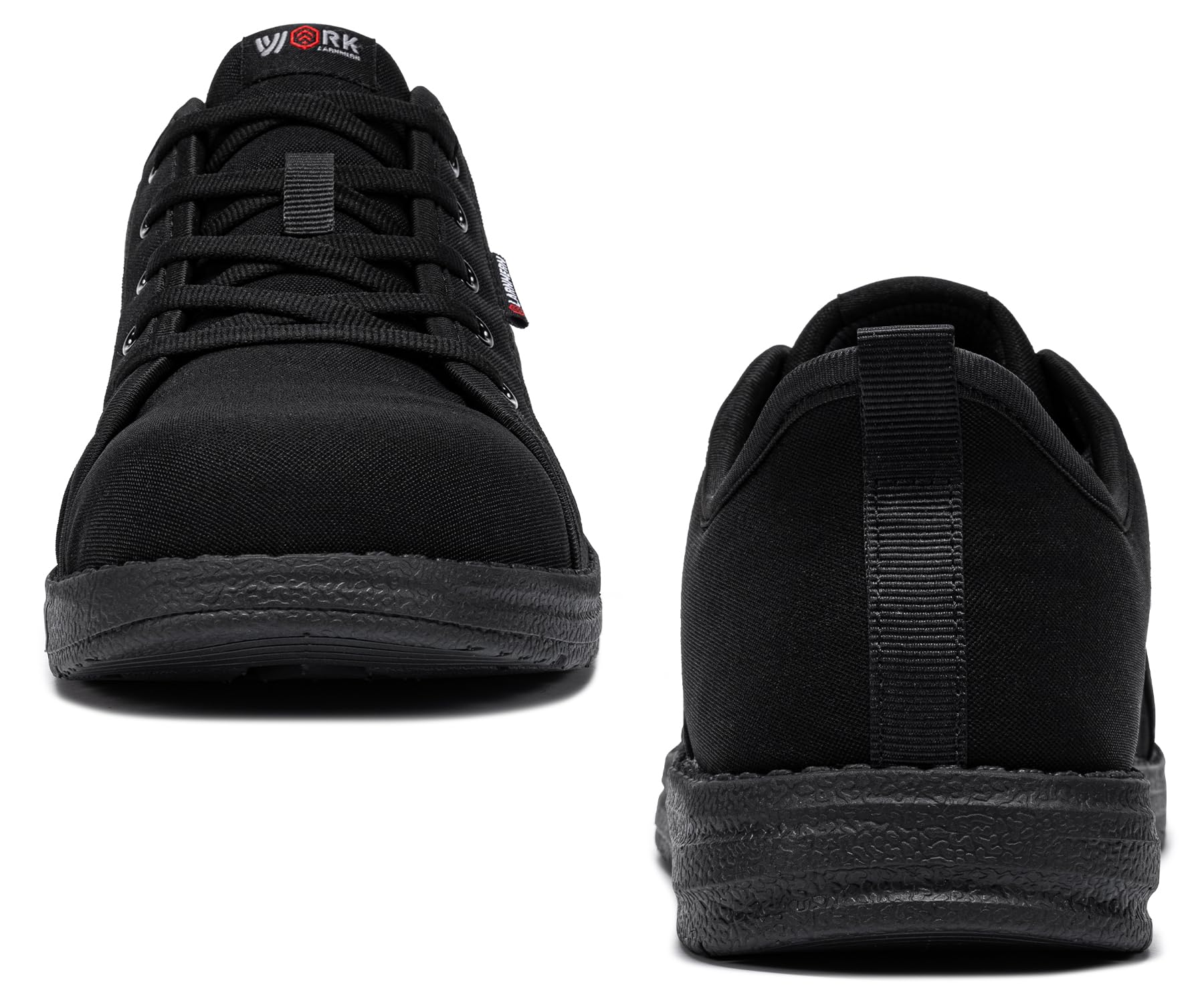 LARNMERN Arbeitsschuhe Herren Sicherheitsschuhe Leichte Stahlkappenschuhe Bequeme Stahlkappe Skateboard-Schuhe Dämpfung
