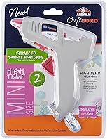 Elmer's CraftBond High-Temp Mini Hot Glue Gun 10W - Safe Precise Bonding for Crafts Wood Plastic Metal