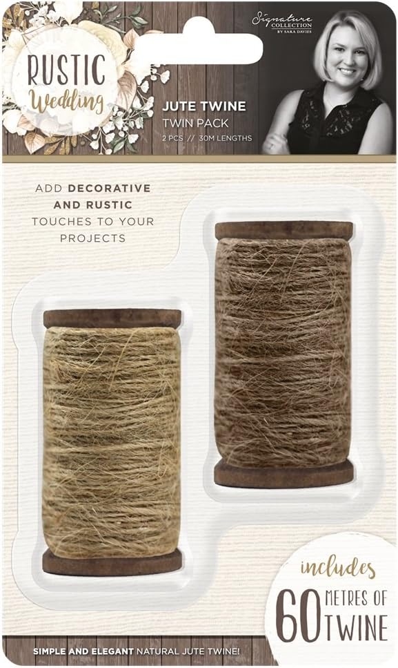 Sara Davies Rustic Wedding Signature Collection - Jute Twine (Twin Pack)
