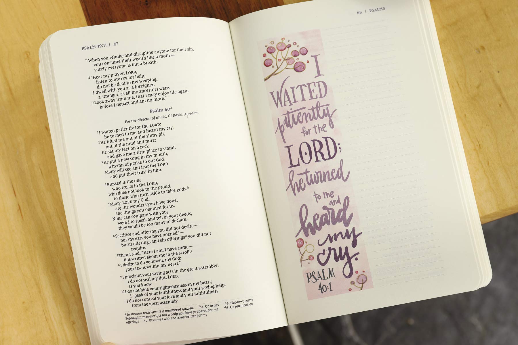 NIV, Beautiful Word Bible Journal, Psalms, Paperback, Comfort Print - Image 7