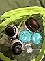 RSRSLEII Clear Star Lotion Cylinder Bag for Toiletry,Waterproof PVC Sunscreen Travel Makeup Bag,Top Handle Cosmetic Bag Gift for Beach and Pool(03Purple)