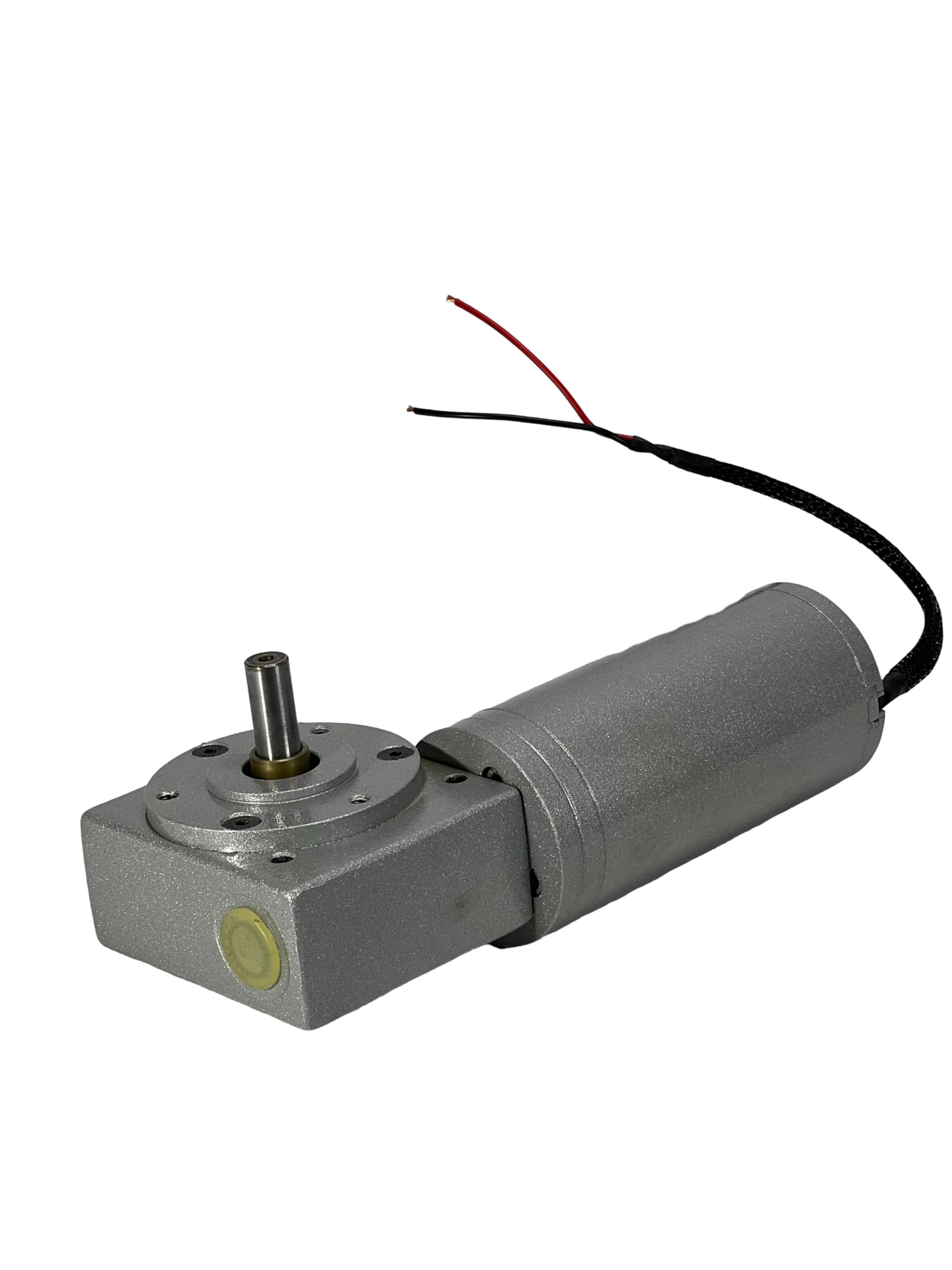 Attron Motors 24V DC Worm Gear Motor – 130 RPM, 65 Kg·cm Torque | High Torque DC Motor for Robotics & Industrial Use 1