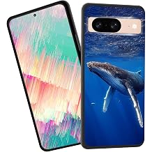 for Pixel 8a Case,Slim Shockproof TPU Soft Rubber Silicone Cover Phone Case for Google Pixel 8a,Whale Underwater