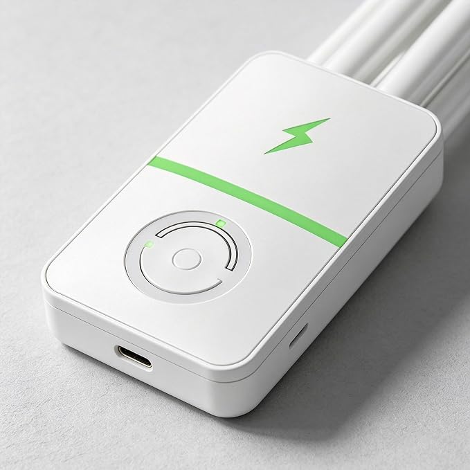 6 unidades de enchufe inteligente para ahorro de energía, estabilizador de voltaje de 90 V a 250 V y 30 kW para hogar y oficina, con enchufe estadounidense miniatura 6