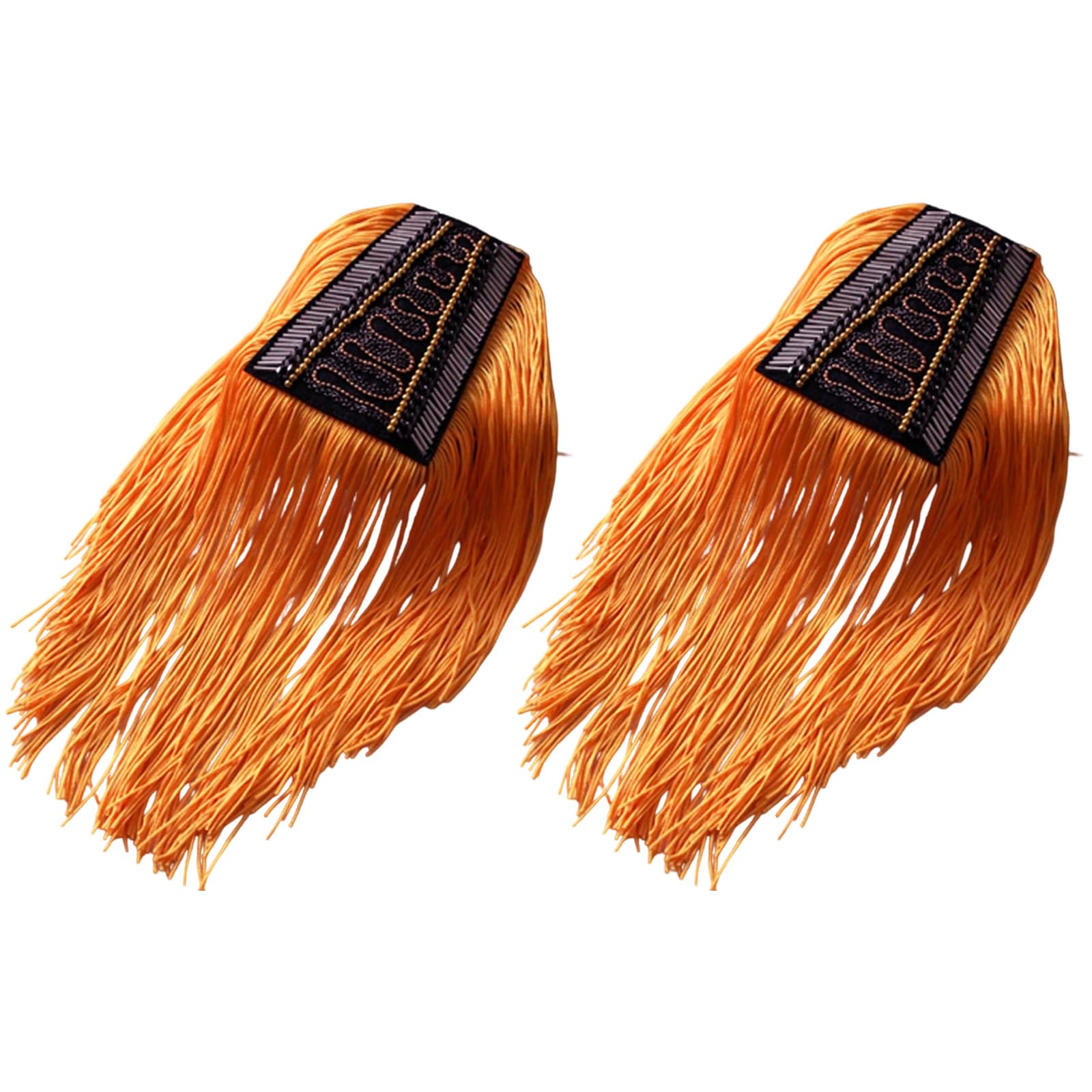 Buxuaaaa Gold Epaulet Tassels Fringed Epaulettes Decorative Shoulder Epaulet For Jackets Costume Embellishment Sewing Supplies Fashion Charm