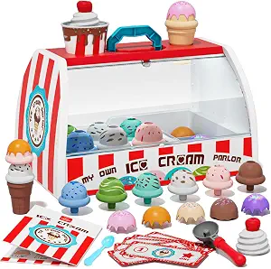 Lehoo Castle Ice Cream Toys for Toddlers 3-5