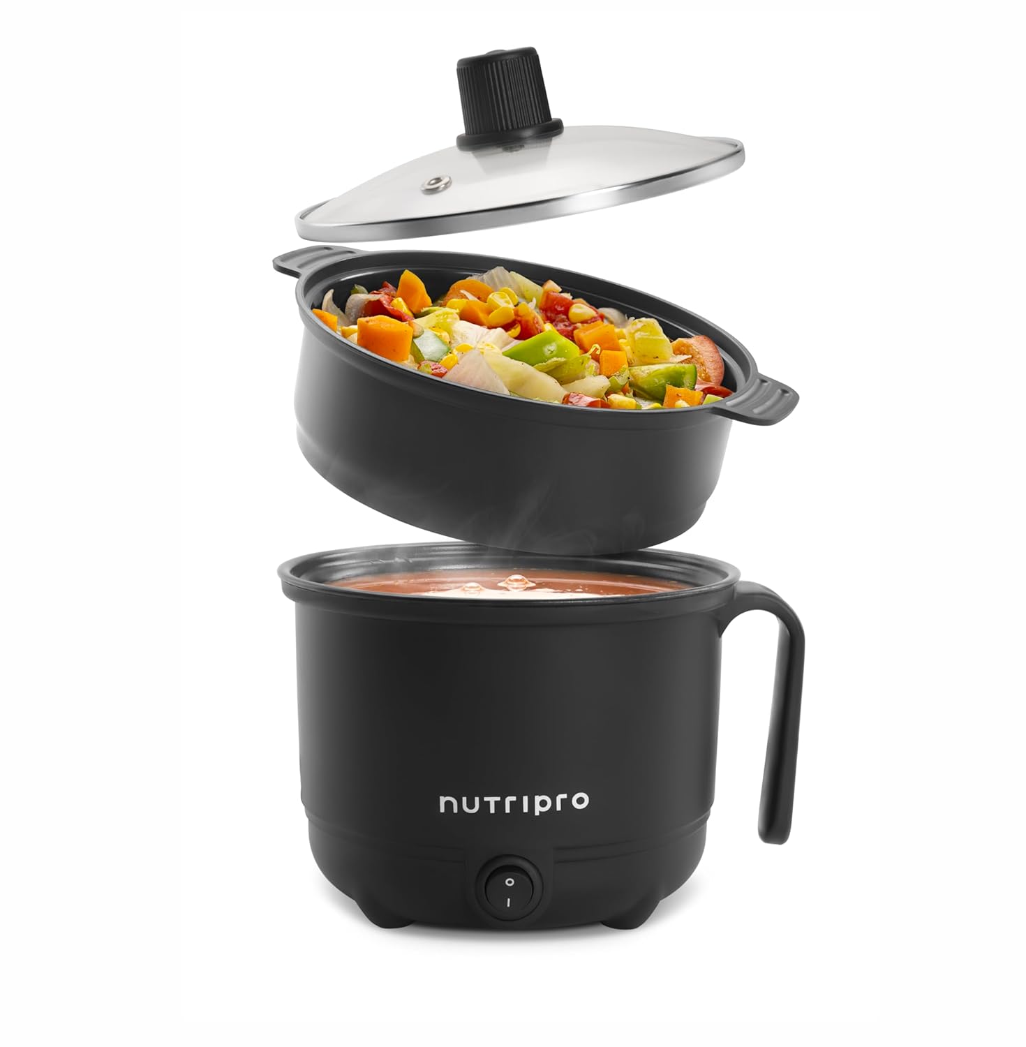 COOKWELL Nonstick Kadai with Lid 2.5 ltr
