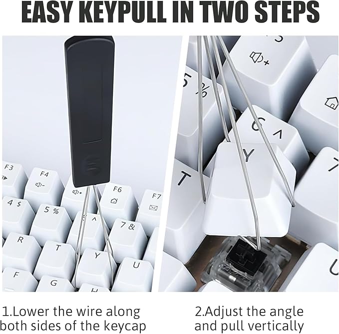Kit de limpieza para teclado de 8 piezas con extractores y cepillos miniatura 5