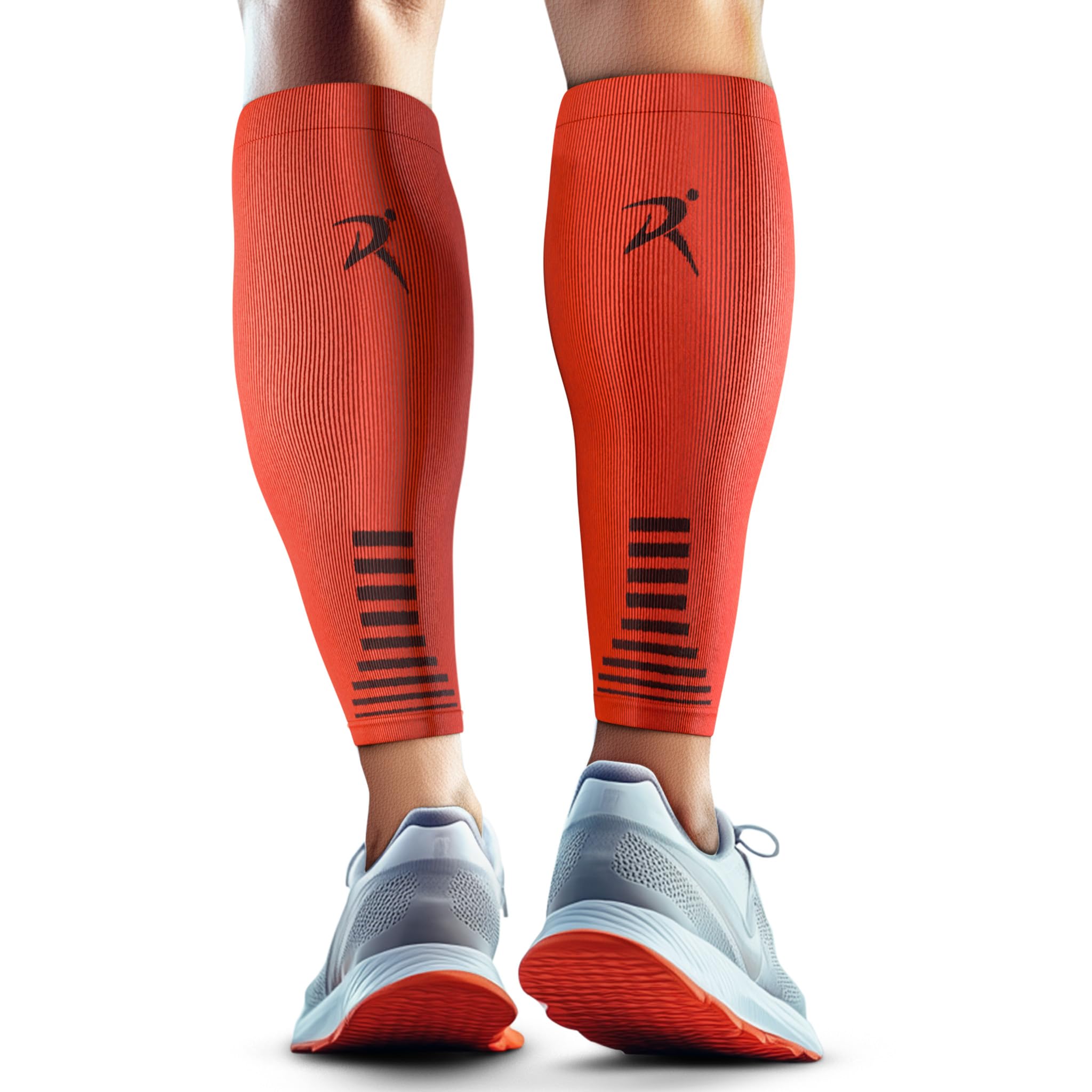 Rymora Calf Compression Sleeves Men Women - Leg Compression Sleeve Footless Socks - Shin Splint Relief Fitness Running