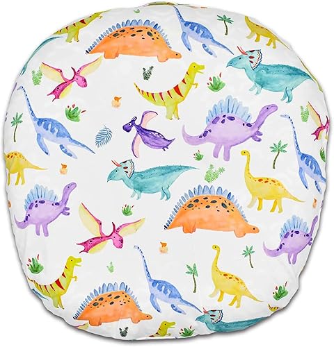 Funda de tumbona para recién nacidos, funda de almohada de dinosaurio para bebés, funda de sofá extraíble y cómoda, funda de bebé para niños y