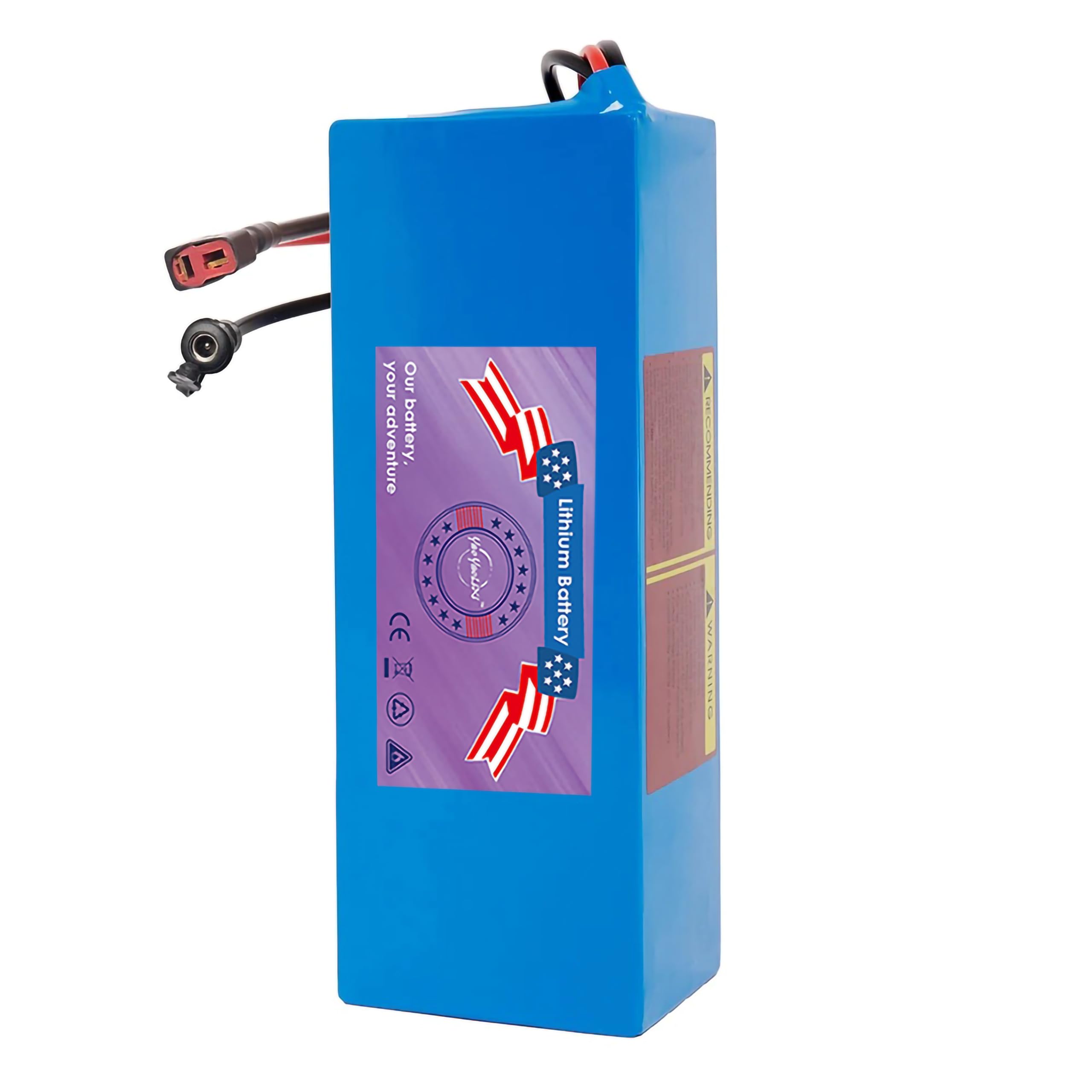 48V 10Ah Lithium Ebike Battery Pack 36V/48V/52V 10Ah/14Ah/20Ah/30Ah with 30A BMS & T-Plug - High-Power 200-1200W Compatible for Electric Bikes, Scooters, Motorcycles（48V10Ah Without Charger）