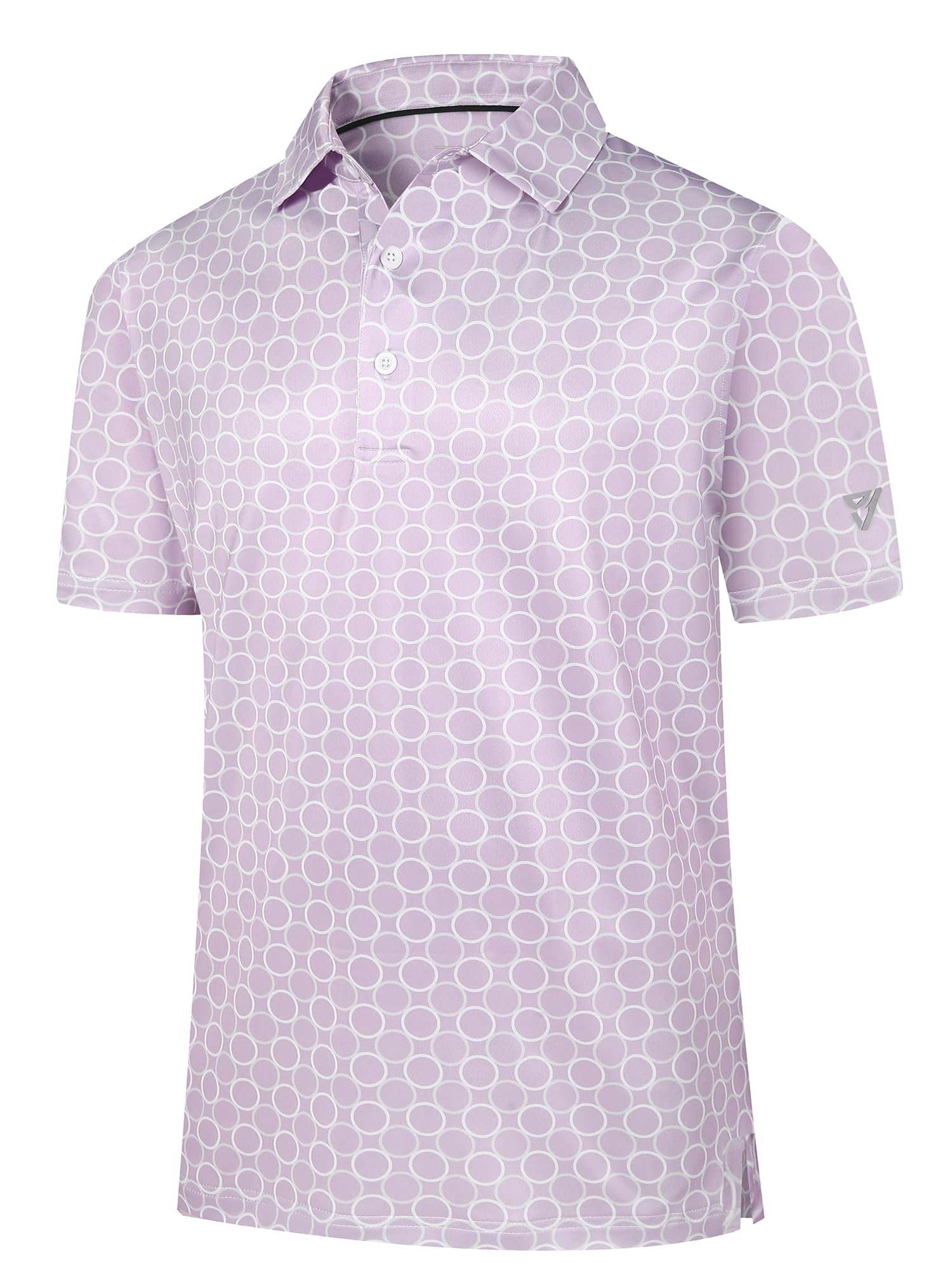 Boyzn Herren Golfshirt - Atmungsaktives & Schnelltrocknendes Poloshirt, Leichtes Einfarbiges/Bedrucktes Oberhemd für Freizeit und Sport