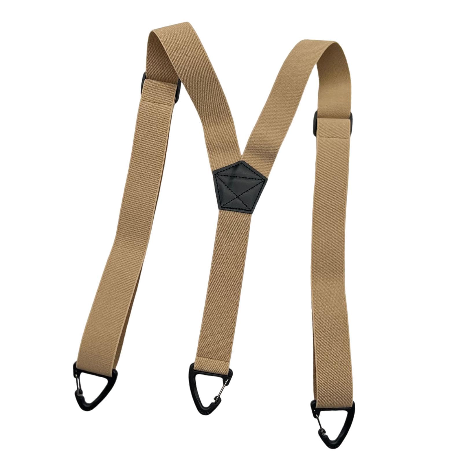 merishopp MERISHOPP®Men's Suspender Sturdy Work Suspender Costume Accessories Beige 3 Hooks|Clothing Shoes & Accessories|Mens Accessories|Suspenders Braces-picture-39