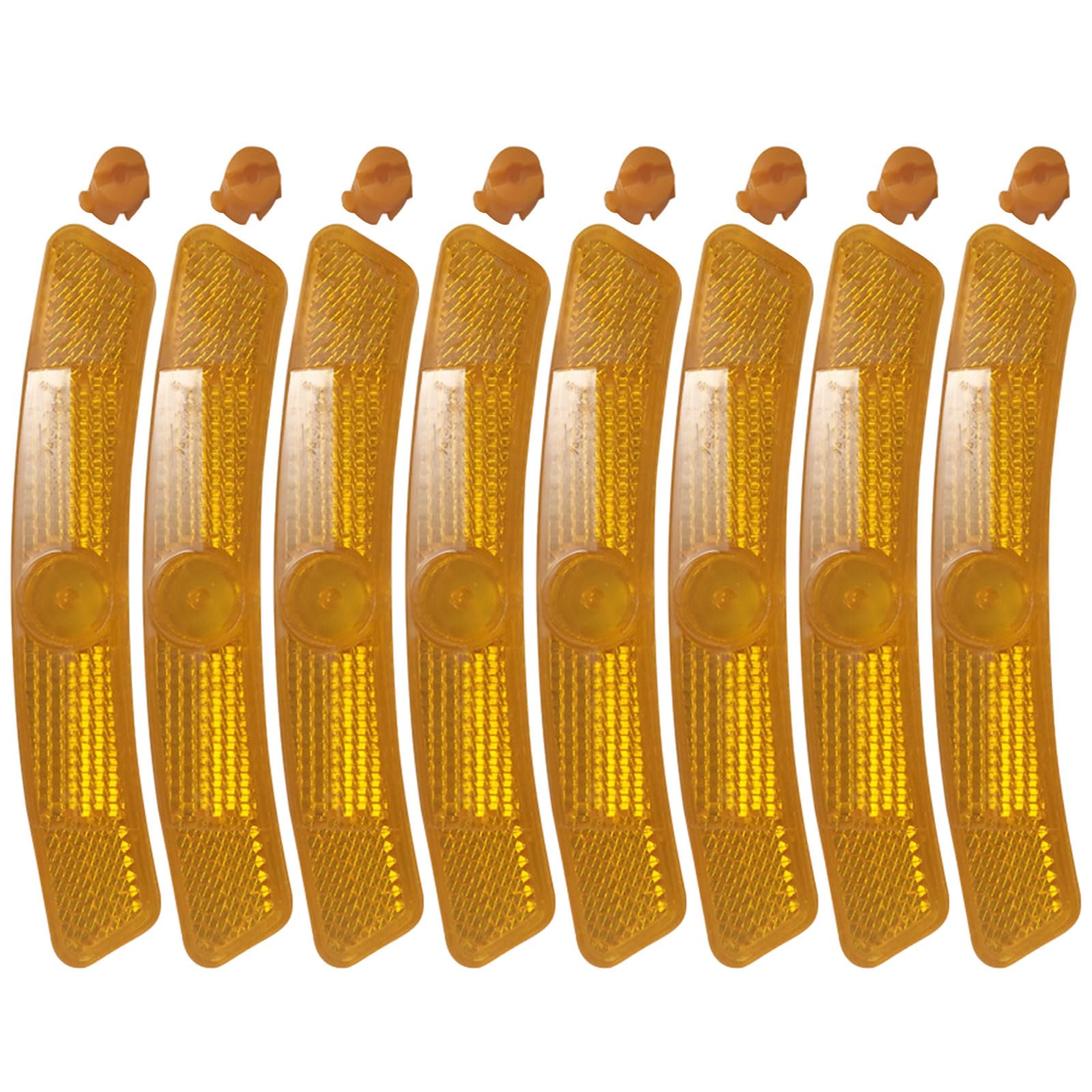 oringnat 8Pcs Waterproofs Bikes Spokes Reflectors Warning Spokes Reflectors Wheels Reflectives Light Cyclings Part