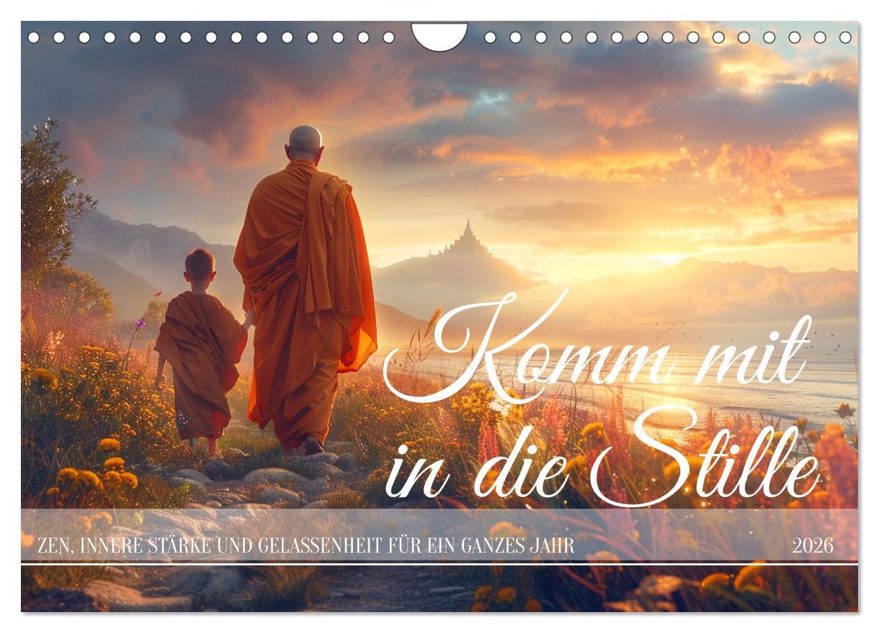 Come with us into the silence UK-Version (Wall Calendar 2026 DIN A4 Landscape), CALVENDO 12 Month Wall Calendar — image 1
