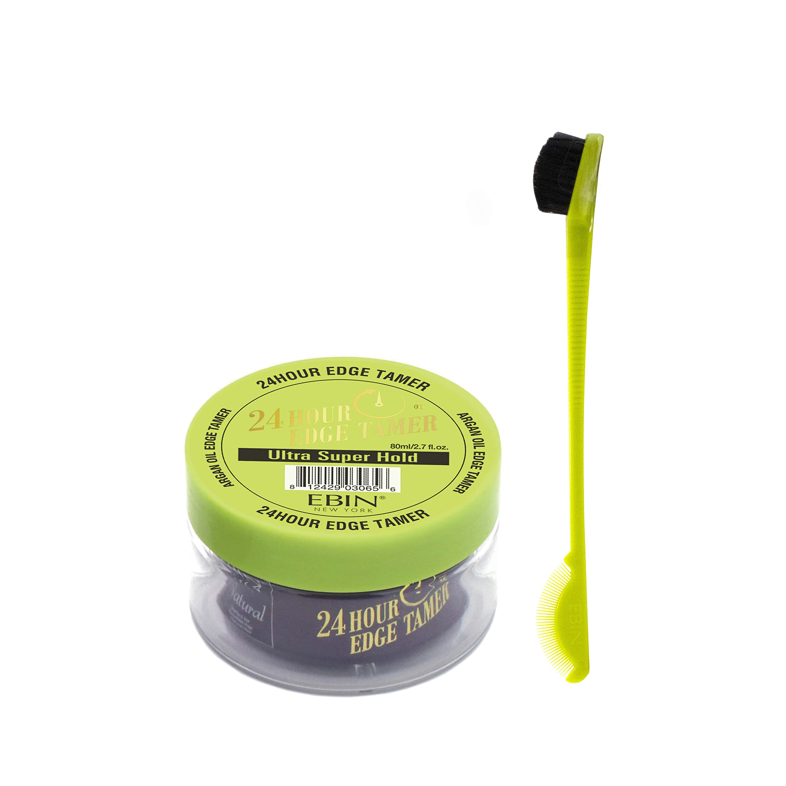 EBIN NEW YORK24 Hour Edge Tamer Kit No Flaking, No White Residue, Shine and Smooth Texture With Edge Hair Styling (80ml)