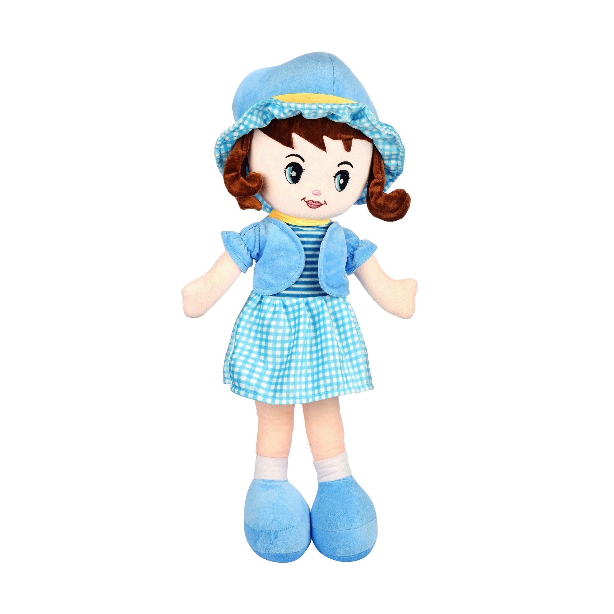 MABLE Winky Doll 80 CM Super Soft Stuffed Doll for Baby Girls, Stuffed Animal Soft Toy for Kids, Helps to Learn Role Play, Cute Plush HuggableToy (Blue) (B0CM6YC3T6) Amazon Price History, Amazon Price Tracker