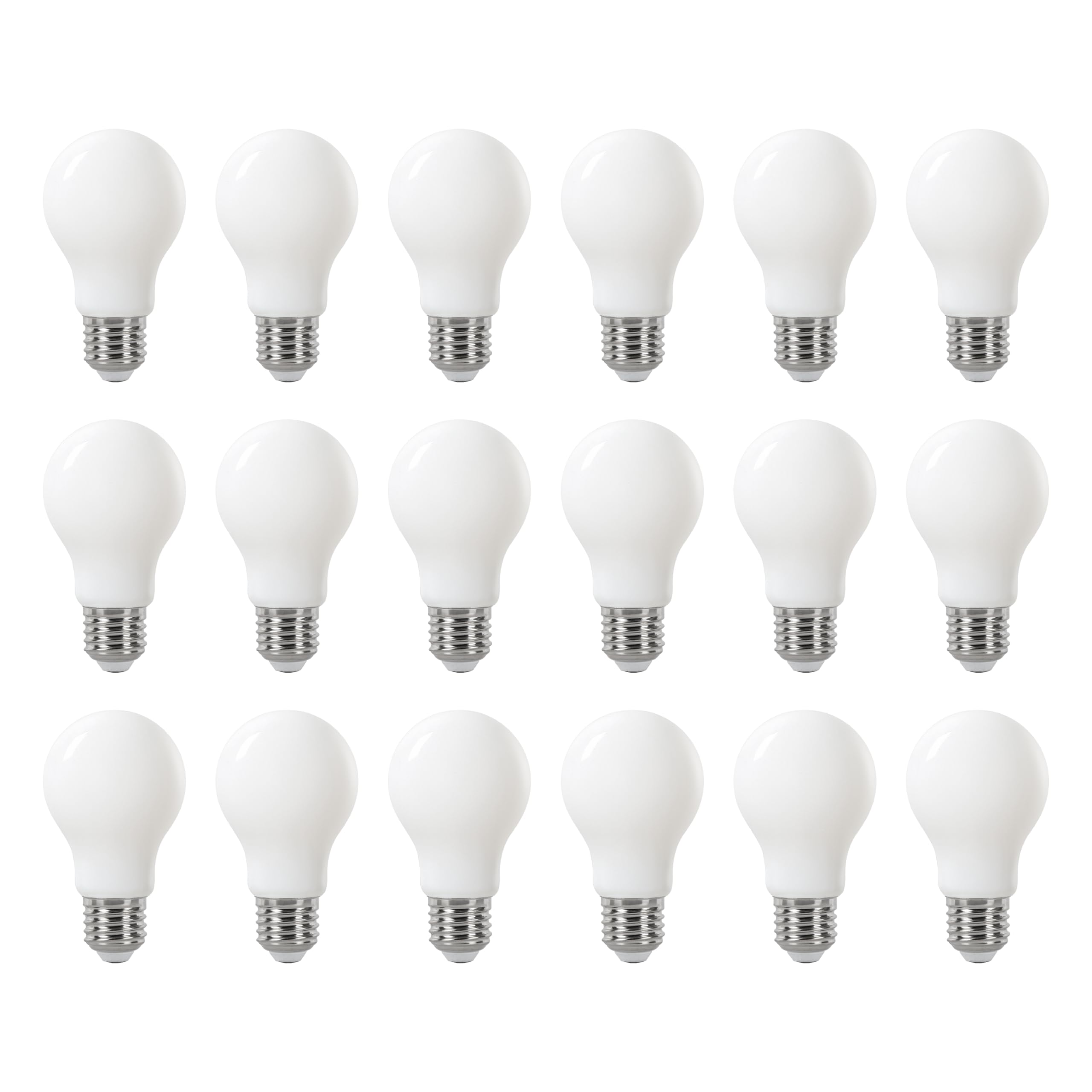 LEXMAN - 18er-Set LED-Lampen - 18 x LED Glühbirnen E27-1521 LM - 11,2W entsprechend 100W - Ø 60 mm - 2700K - Warmweiß