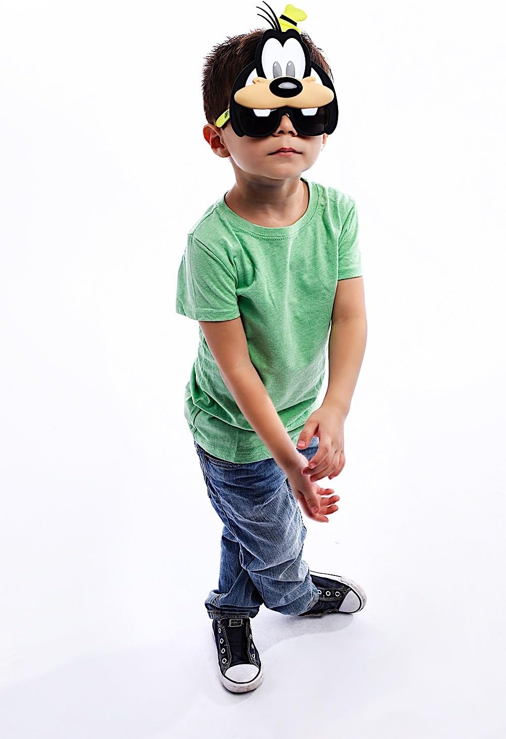 Sun-Staches Goofy Official Disney Sunglasses | Vacation, Park or Costume Accessory | UV 400 | One Size Fits Most Adults - Image 3