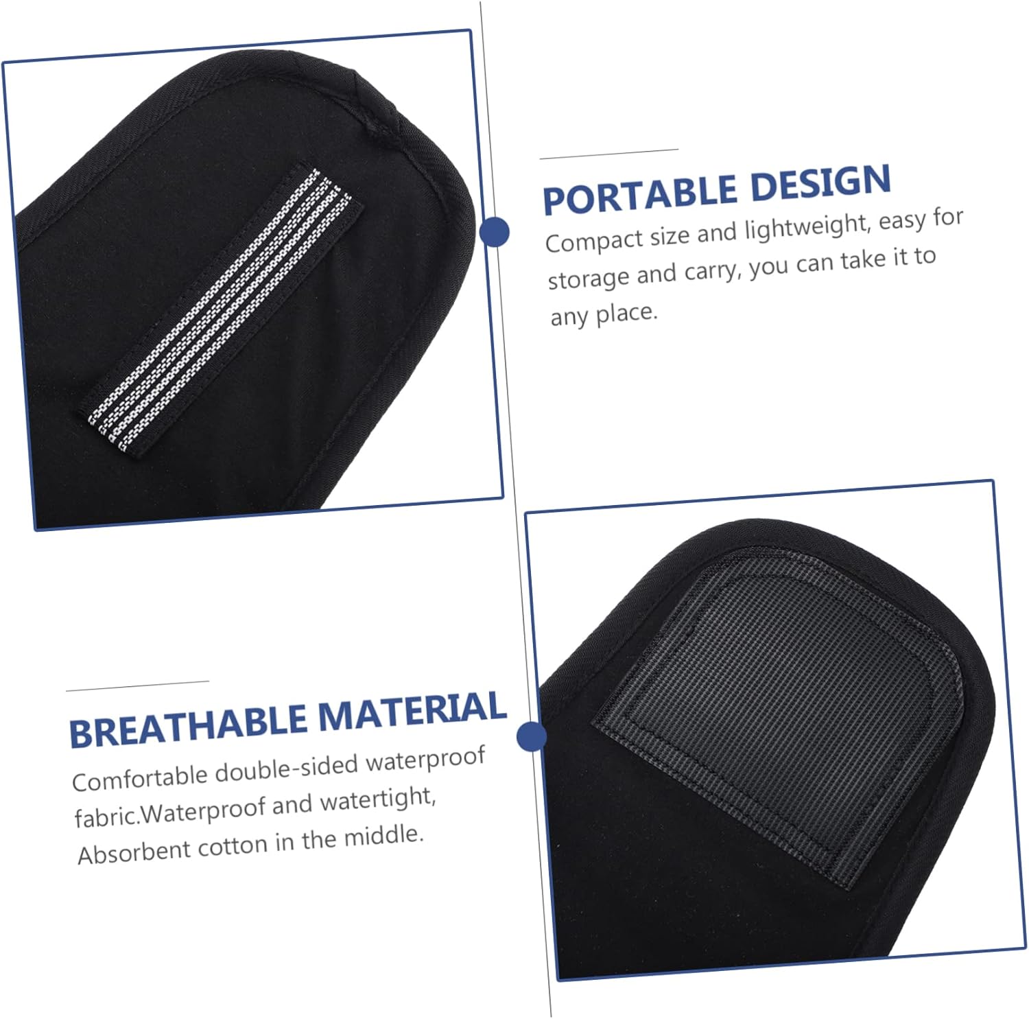 balacoo 4pcs Dog Training Pads Washable Male Dog Diaper Reusable Pet Diaper Comfortable