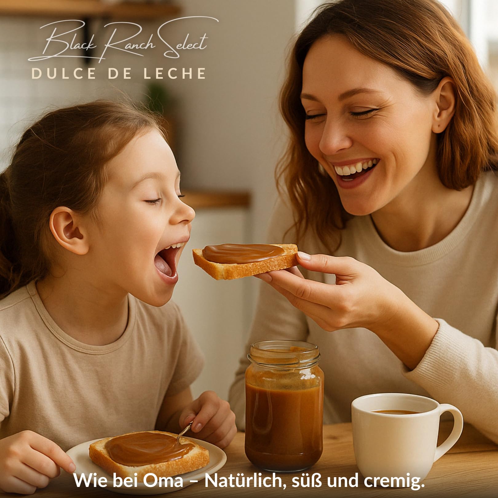 Black Ranch Dulce de Leche | Verschiedene Packgrößen | Argentinischer Milchkaramell-Aufstrich (4 x 430g)