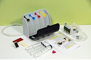 INKXPRO Remanufactured Empty Ink System CISS Kit For Sublimation or Regular Printing On Epson Printers