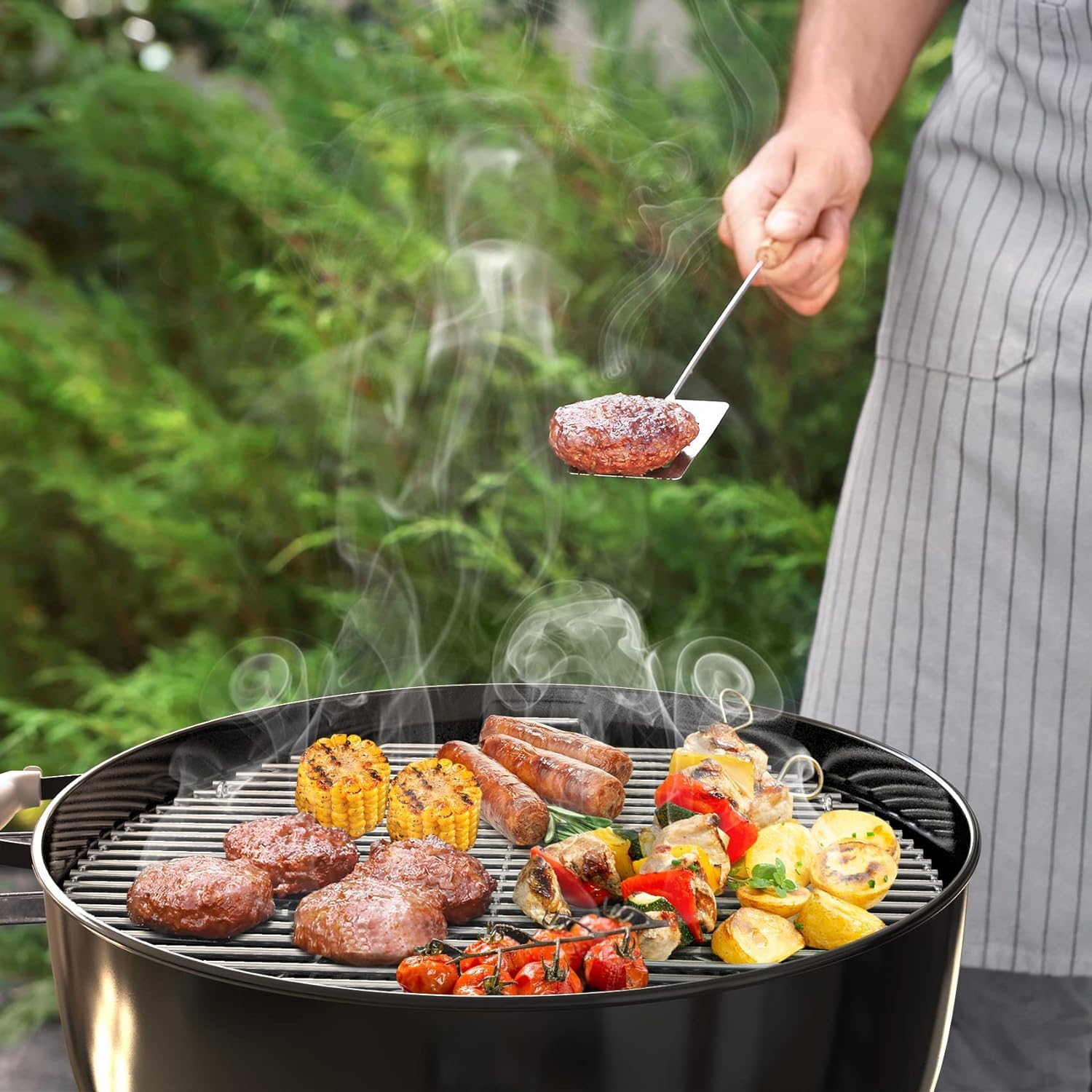 Grillrost rund 54.6cm mit Scharnier für Weber One-Touch Performer Bar-B-Kettle Serie