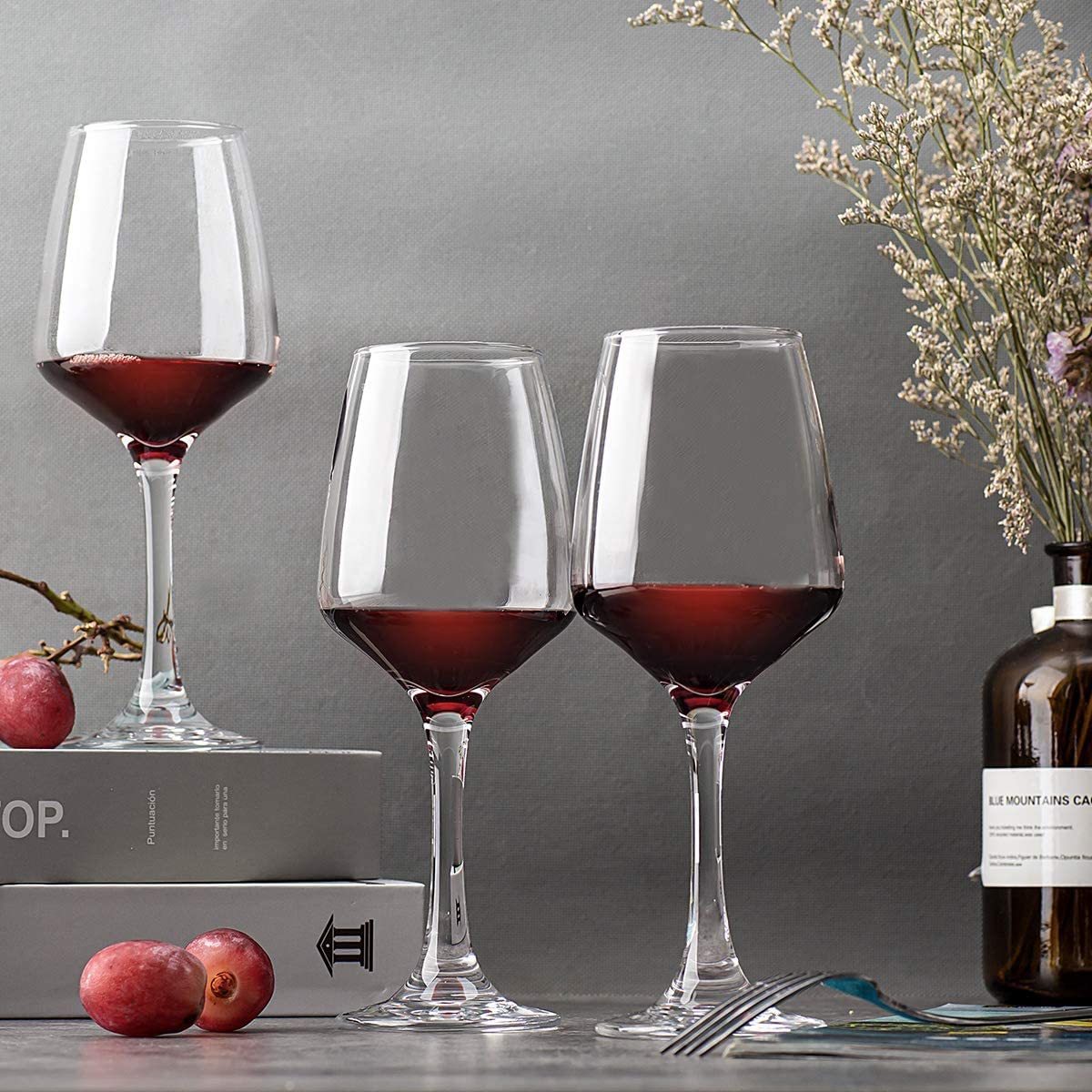 BINZO Wine Glasses - Set of 6 -5