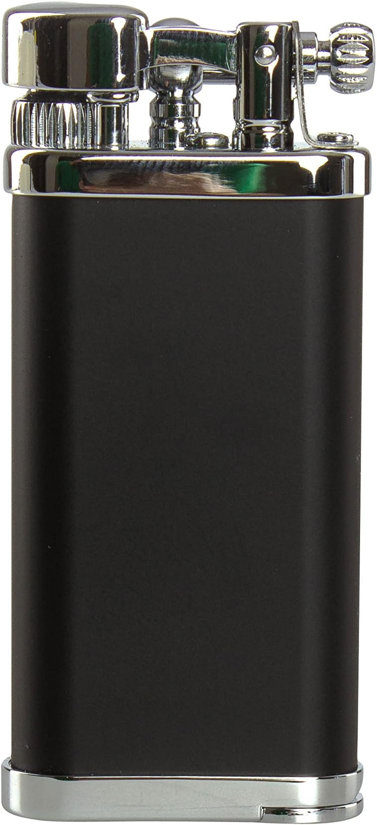 Old Boy Black And Chrome Pipe Lighter