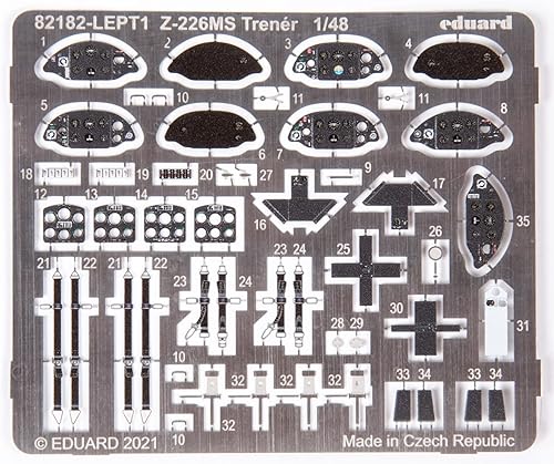 Miniatura 5 de Eduard EDK82182 1:48 Profipack-Z-226MS Tren r Scale Kit de modelo, color moldeado