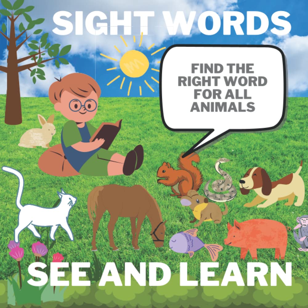 Sight Words & See and learn: picture point book for toddlers age 3-5 kindergarten