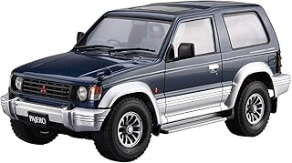 Aoshima Bunka Kyozai 1/24 The Model Car Series No. 103 Mitsubishi V24WG Pajero Metal Top Wide XR-2 1991 Plastic Model