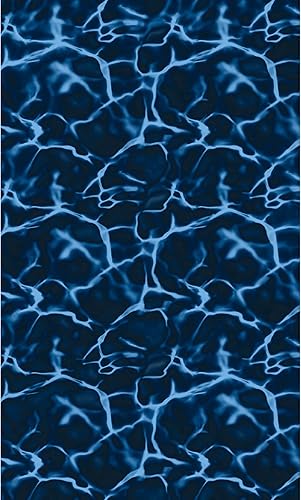 Blue Wave NL509-20 Revestimiento ovalado para piscina de pared de acero superposición de bahía de noche de calibre estándar, 15 pies x 30 pies