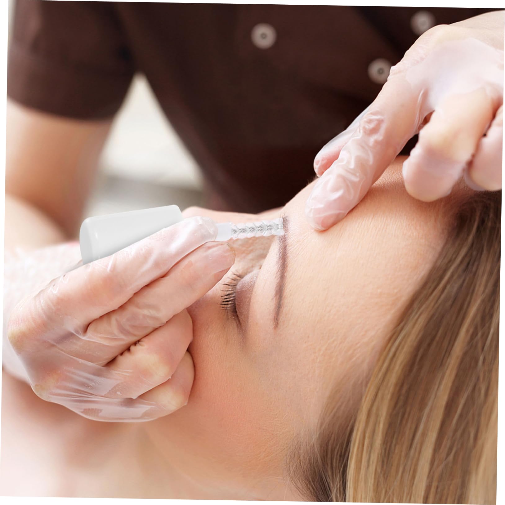 FOMIYES Natural Brow Gel Liquid 4pcs Eyebrow Setting Gel Lightweight for Busy Lifestyles