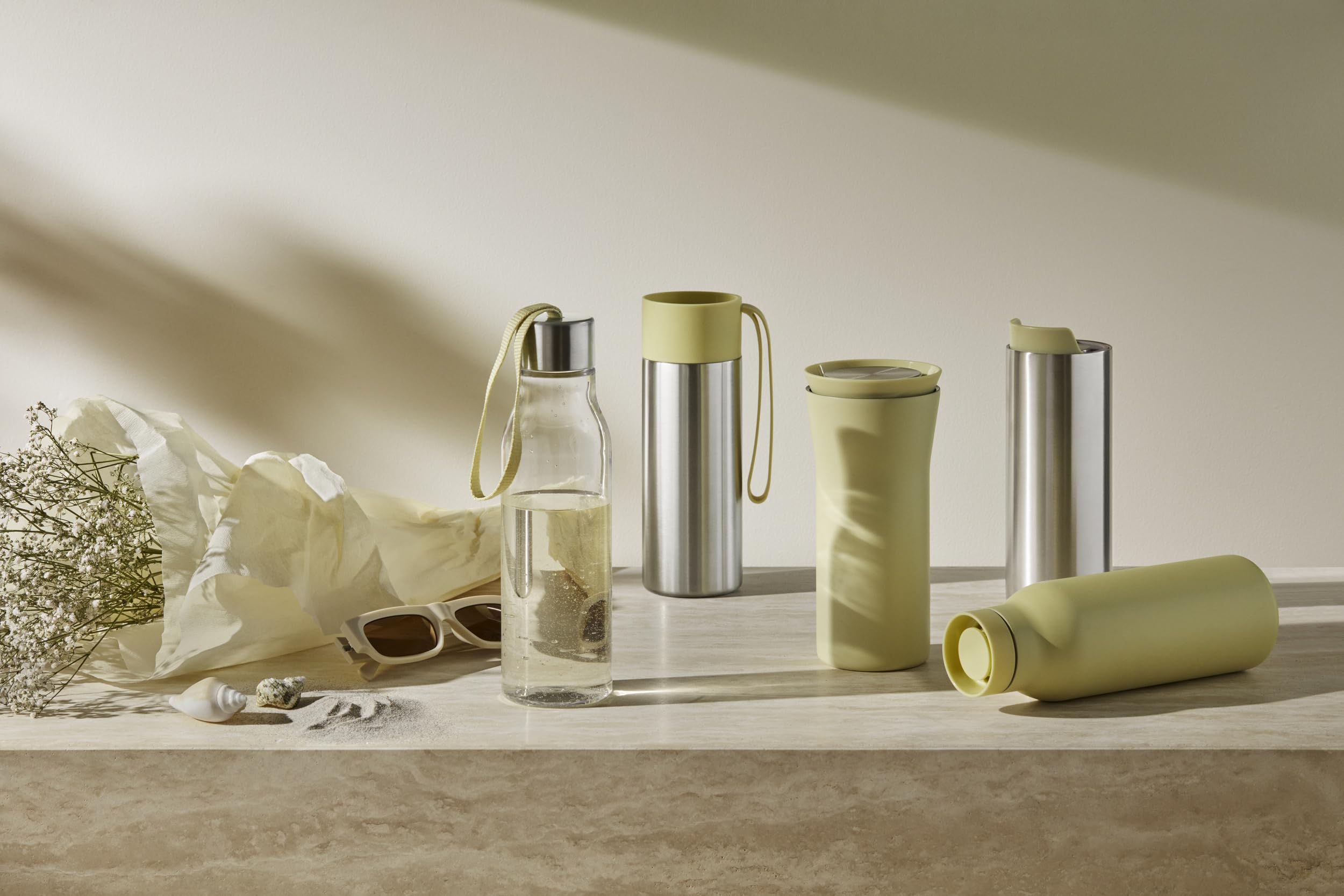 Eva Solo | to-Go-Becher 12oz | Doppelwandiger Thermobecher mit Vakuum | Dänisches Design, Funktionalität und Qualität | Sekt