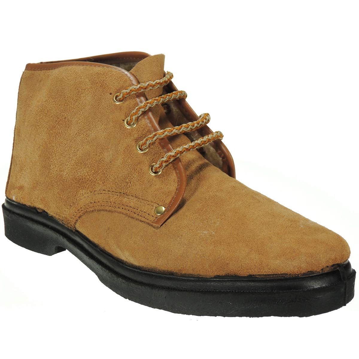 Calzados Romero. 0736 Bota Trabajo para Hombre Piel Serraje para Campo, Granjas y Labores Agrícolas VALLERA Bota Protección y Montaña.