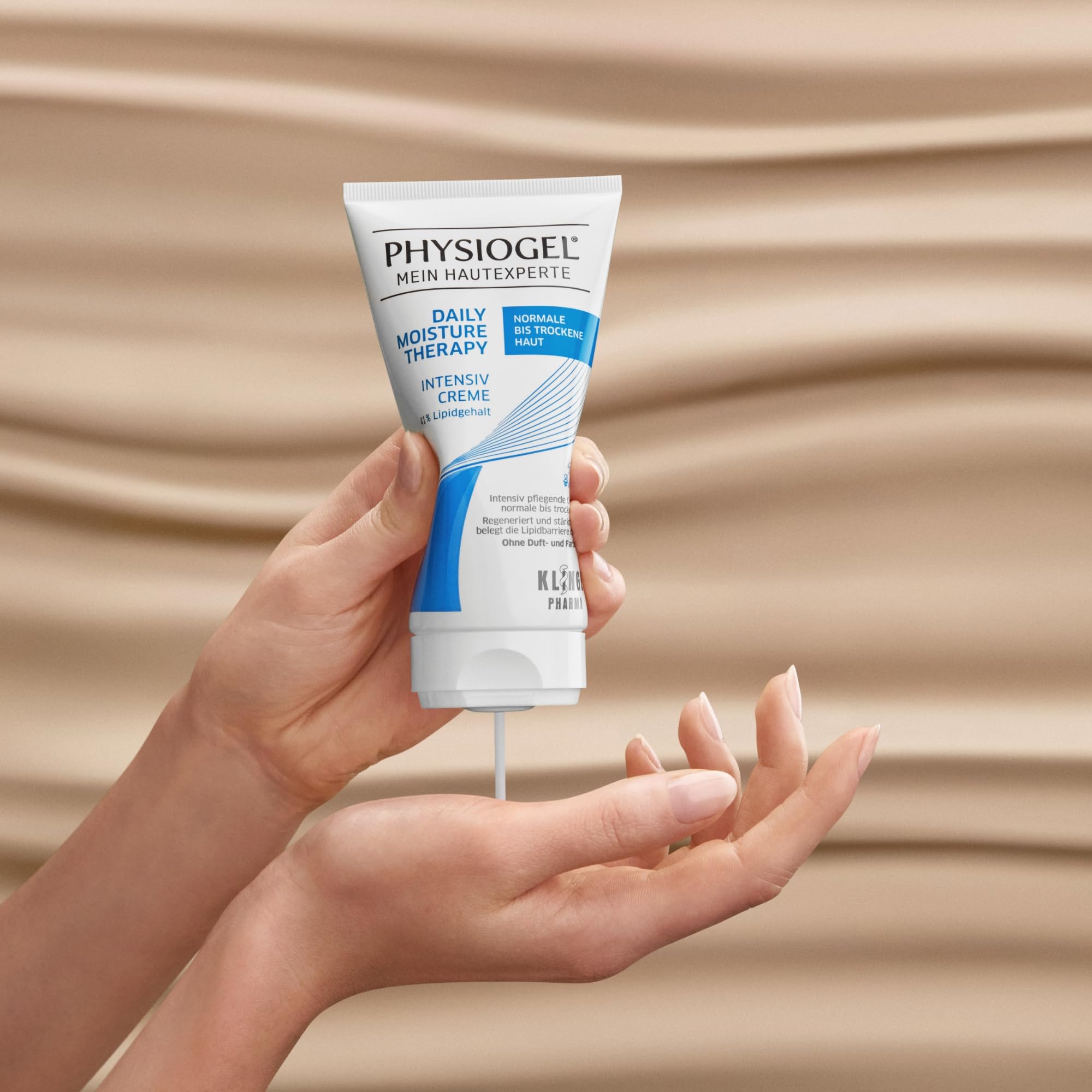 PHYSIOGEL Daily Moisture Therapy Intensiv Creme 150 ml - regenerierende Feuchtigkeitscreme für trockene Haut - Hautcreme spendet intensive Feuchtigkeit (Packung mit 2)