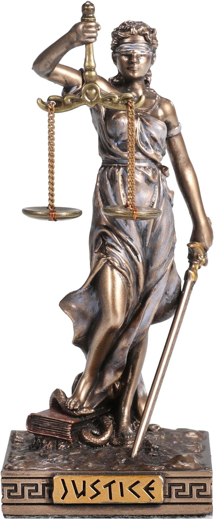 Veronese Design 4 1/2 Thunder God Thor Noorse Viking beeldje geschilderd hars miniatuur standbeeld