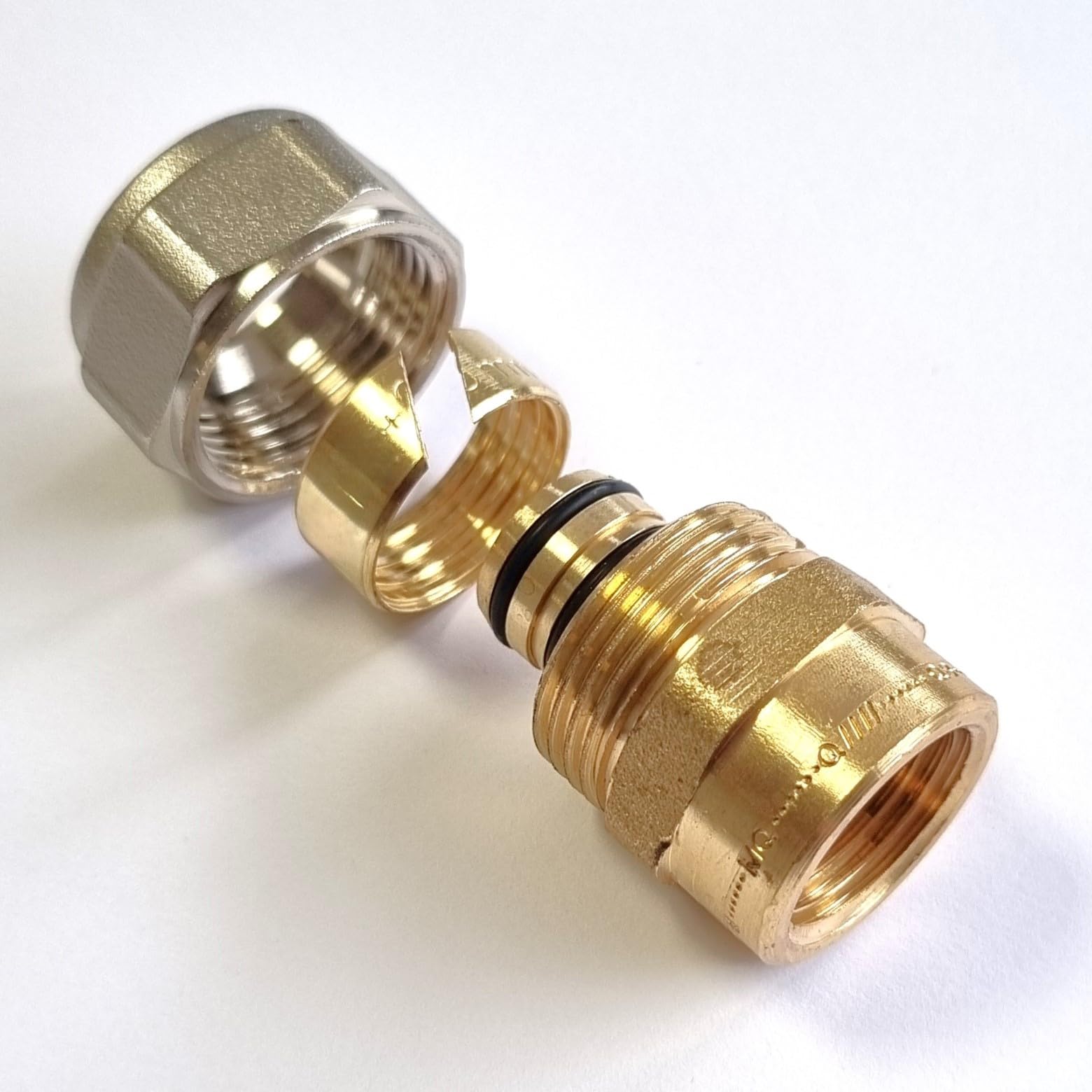H2O Flex® Schroeffitting van 16 stuks, overgang met 1/2 inch
