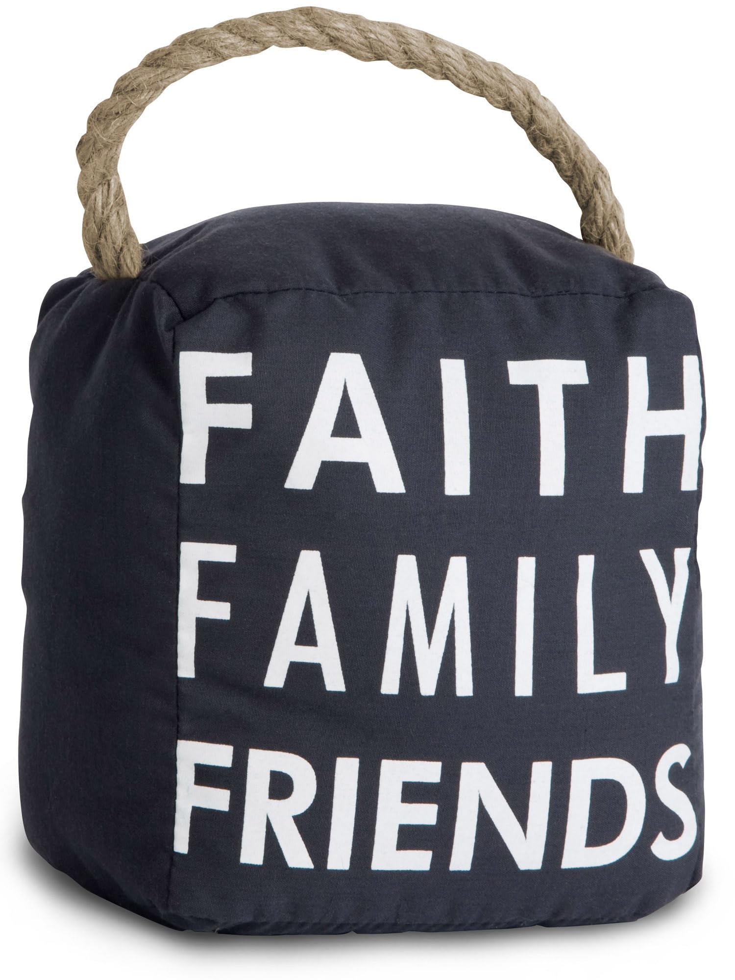 Pavilion Gift Company 72159 Faith Family Friends Door Stopper, 5 by 6-Inch