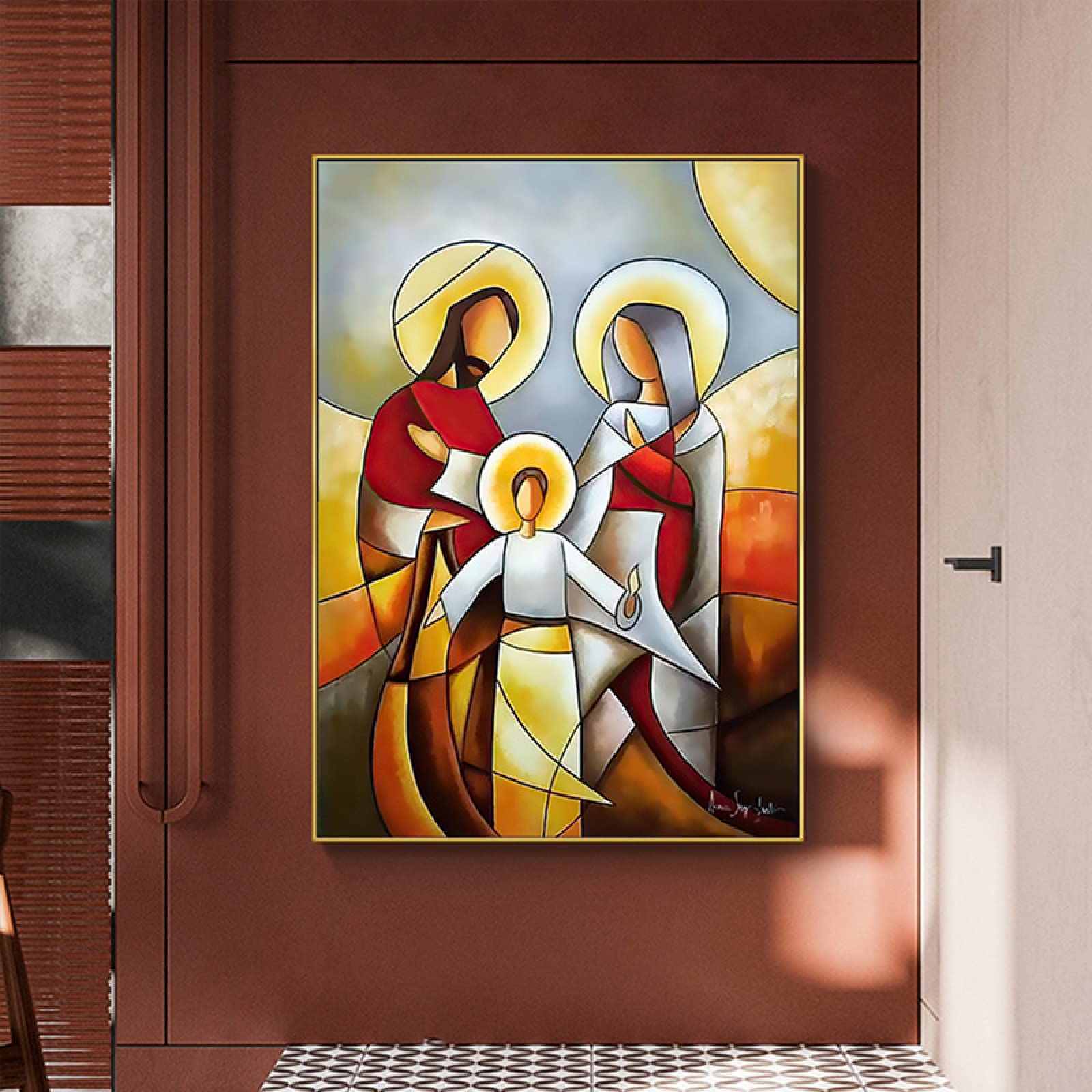 Abstrakcyjna klasyczna słynna sztuka obraz na płótnie plakat i nadruk obraz ścienny do salonu dekoracja domu grafika mural 50 x 70 cm bez ramy