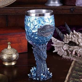 DIOSDMLN Game Of Thrones Beer Mugs, Stainless Steel Wine Mugs, Coffee Mugs 21oz For Collectible Themed Party Decoration