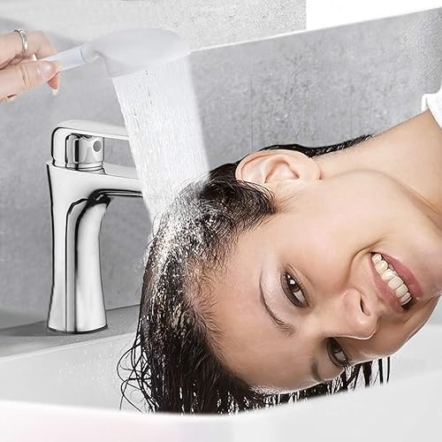 Miniatura 5 de Manguera de ducha portátil - Manguera rociadora de grifo de mano para bañar bebés, mascotas, cabello, verduras, fregadero utilitario