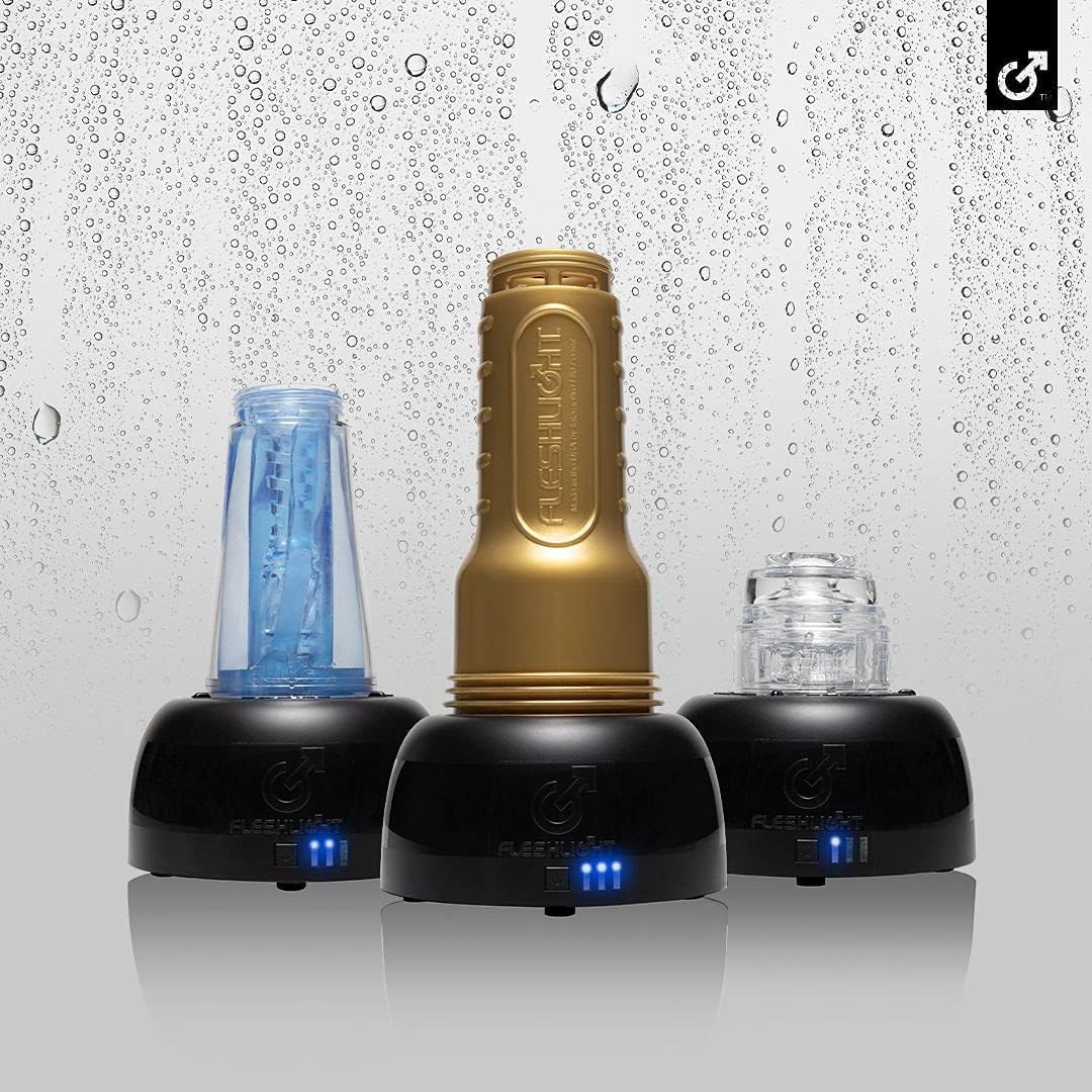 Fleshlight - Air - Unidad de Secado para Masturbadores Masculinos - para Secar las Mangas Después de su Uso - con 3 Tiempos de Secado - Fácil de Utilizar