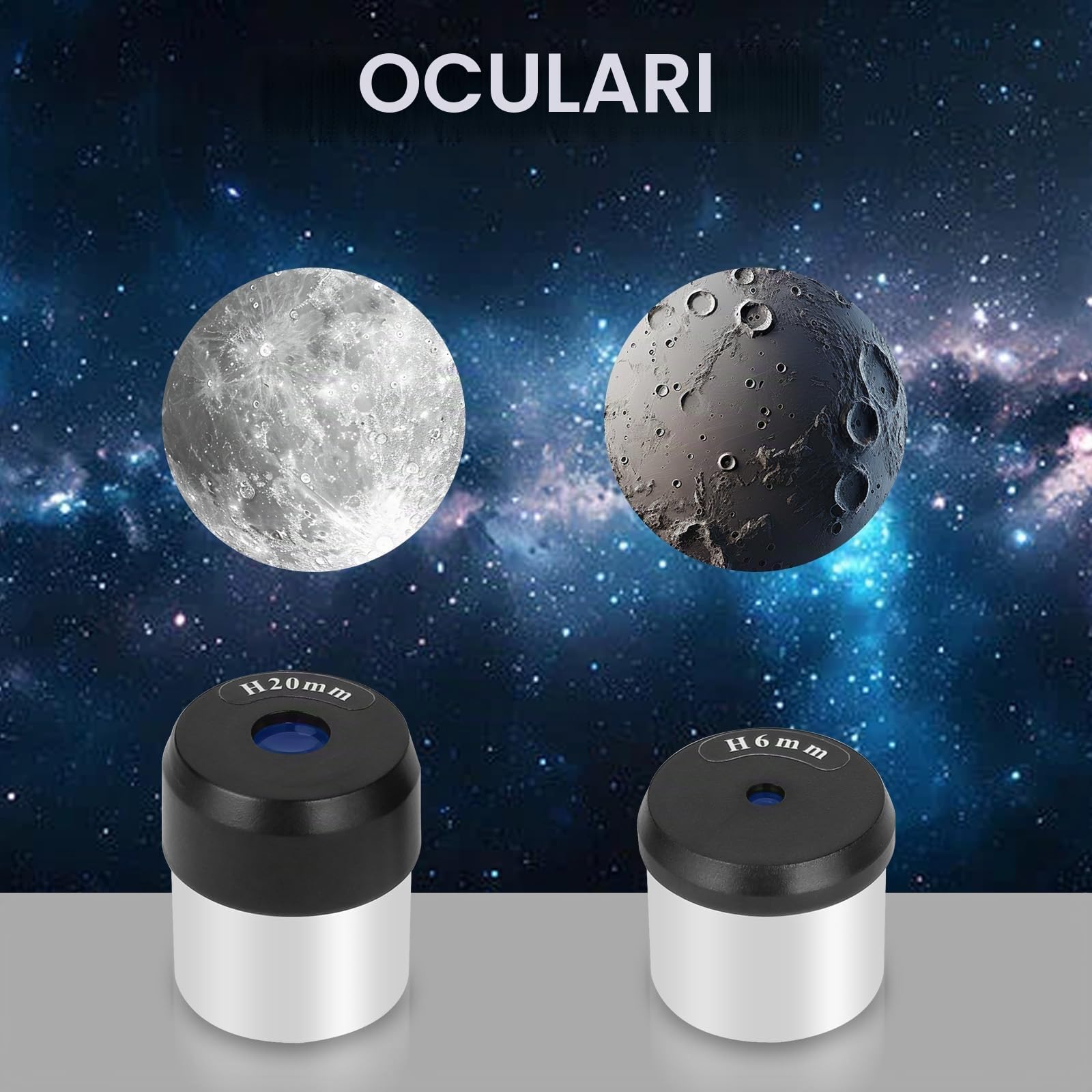Telescopio da viaggio rifrattore, 50 mm apertura, 360 mm fuoco, per principianti, con treppiede da tavolo, in borsa
