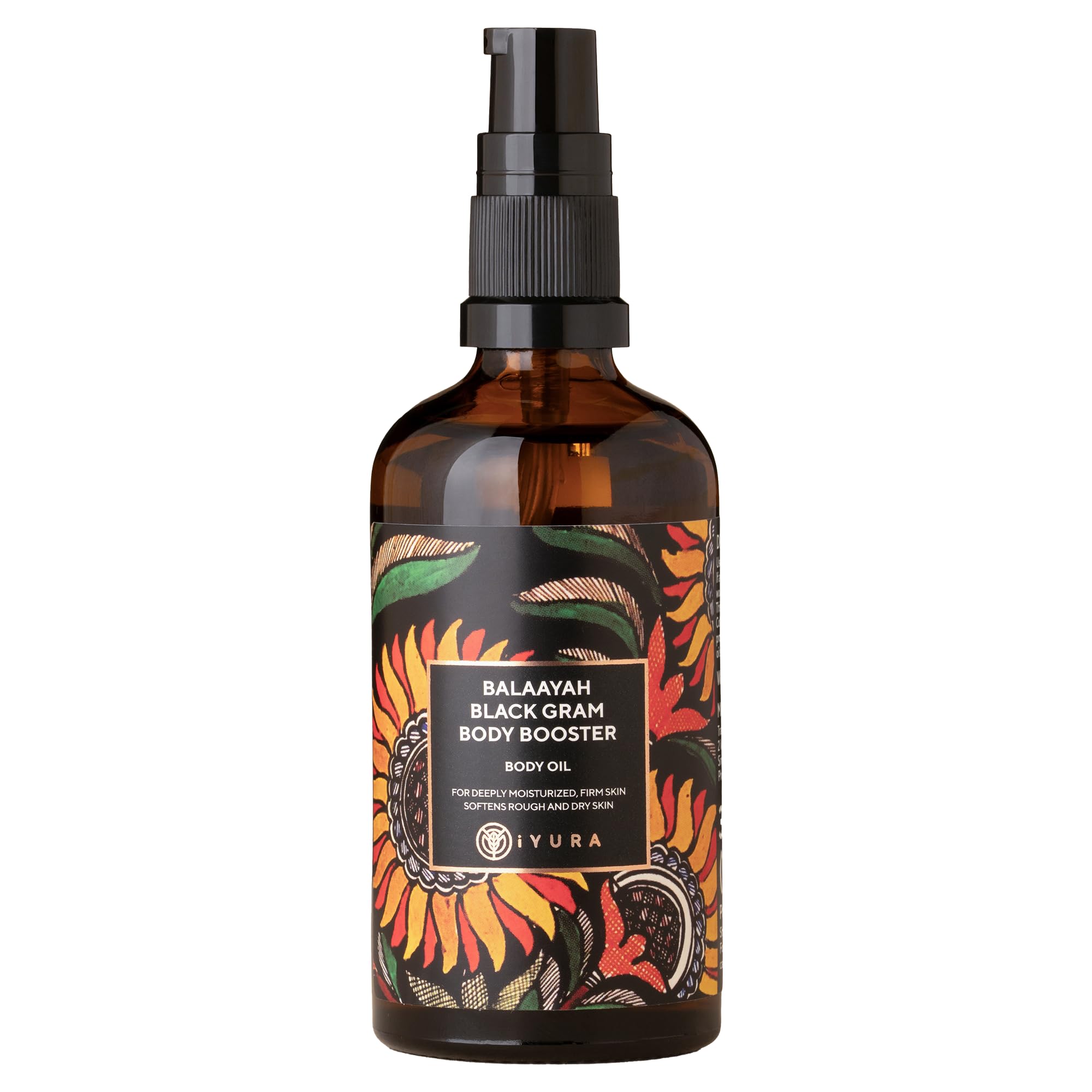 iYURA Balaayah Black Gram Body Oil for Crepey, Sagging Skin on Arms & Legs